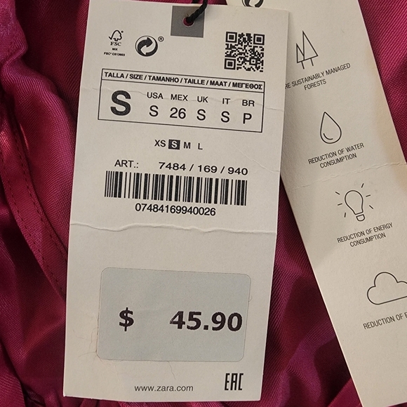 NWT Zara Blouse - Picture 7 of 9